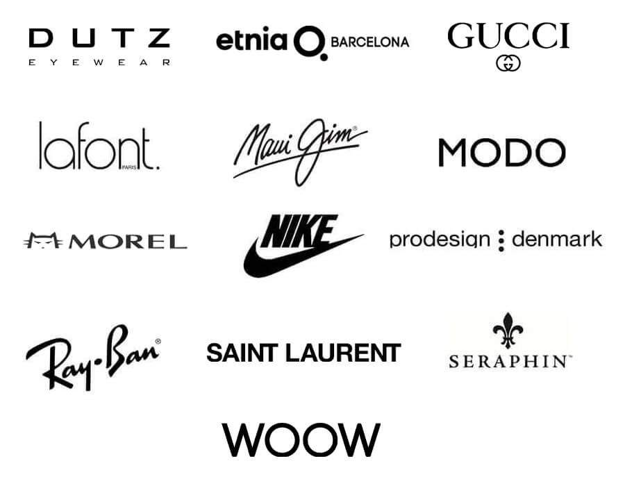 Collage of Logos of Brands That We Use